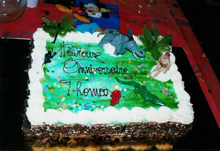 Et voici mon deuxième gâteau d'anniversaire